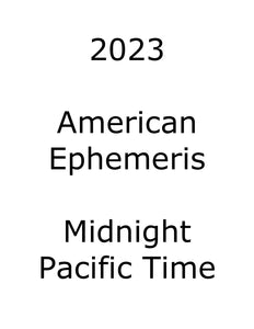 2023 American Ephemeris